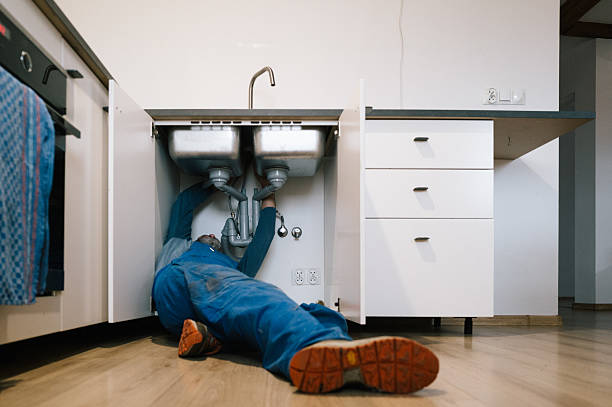 Professional Drain Cleaning technician working in Douglass, TX